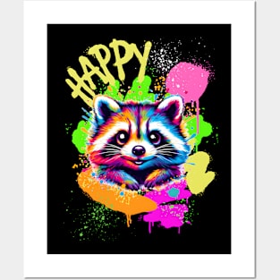 Raccoon Posters and Art